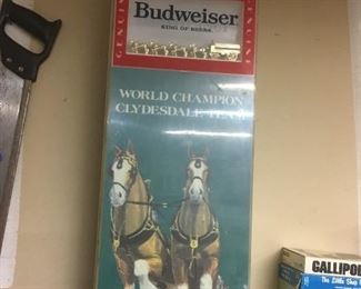 Vintage Budweiser Sign