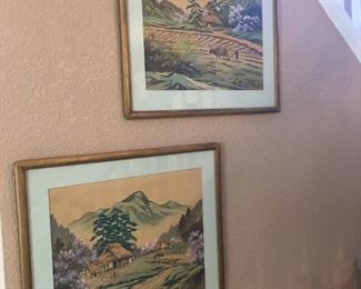 (2) Asian Artwork