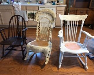 Vintage rocking chairs
