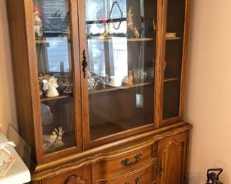 China cabinet solid wood, great for painting