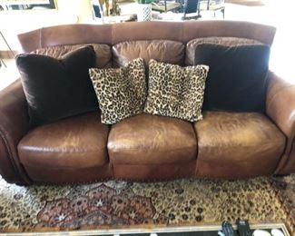 Leather sofa - $800