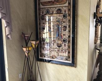 $400 - custom framed papyrus 