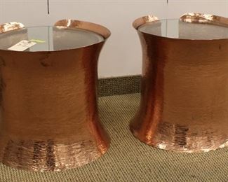 Copper end tables