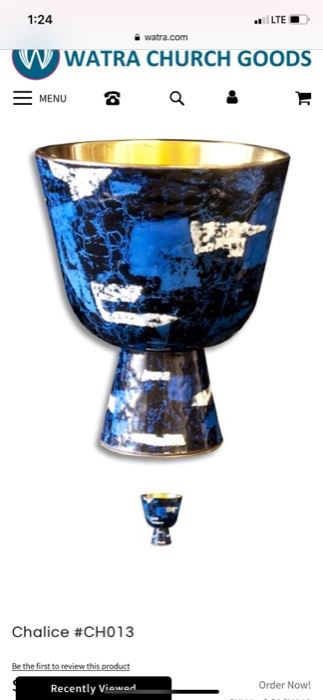 Vintage chalice from Watra’s collection