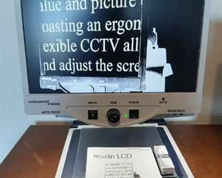 Merlin Desktop Magnifier - adjusts from #1 to #15 - this is set on #1