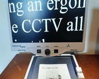 Merlin Desktop Magnifier - adjusts from #1 to #15 - this is set on #6