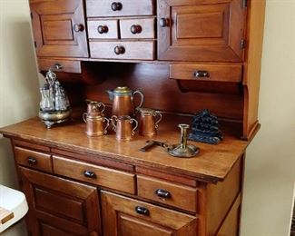 1800s Early American Kitchen Cabinet
