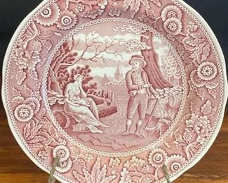 Spode Pink Transferware & Others