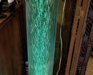 7ft water tube with air pump and changing color lights .
Great for bar area. Or anywhere