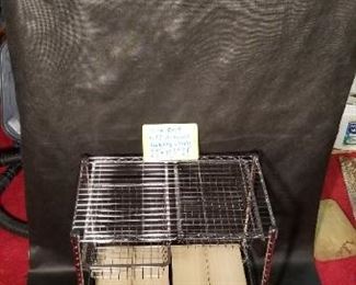 Wire rack with 1 drawer w/wheels