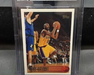 BGS Graded 1996-97 Topps #138 KOBE BRYANT Lakers ROOKIE Basketball Card - NM-MT 8