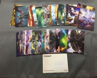 38 Card Lot of Magic the Gathering Zendikar Art Series Trading Cards from Collection