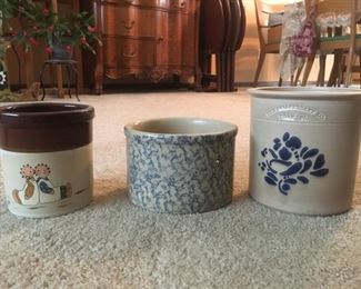 Assorted Crocks, Pots, Vases