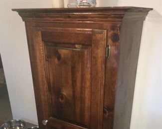 Kitchen or Storage Cabinet--Solid Wood                             52"  x  25" x  16"