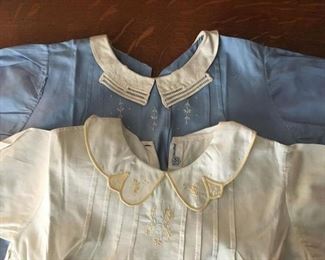 Antique Boy and Girl Clothes. Handmade?--maybe, probably?--Cute? Definitely! 