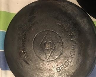 One of Four Old Iron Skillets