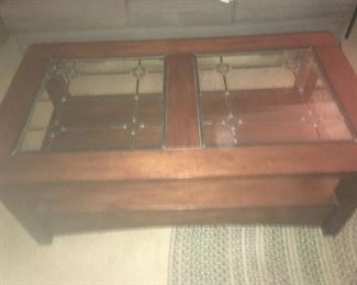 Larger Glass-top Coffee Table