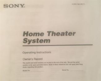 Sony Home Theater System