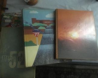 Canton McKinley H.S. Yearbooks w/Signatures! 1952, 1977, 4 Total. 