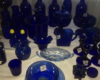 BLUE Glass Galore!