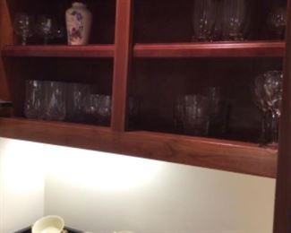 Glasses and bar ware