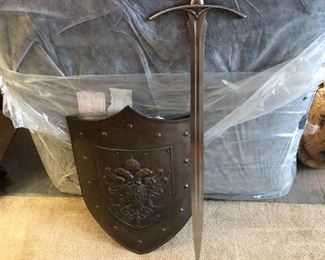 Matching sword and shield
