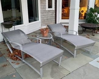 Item 35:  (4) Brown Jordan Lounge Chairs - 27.5"l x 46.5"w x 23.5"h:  $445 each