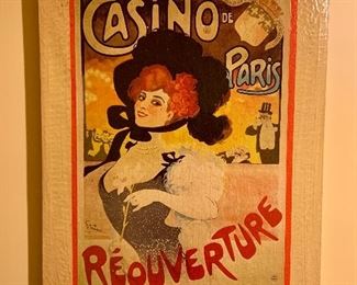 Item 30a:  Print - 24"l x 2"w x 30"h: $60