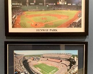 Item 25:  Framed Fenway Photograph - 21.5" x 11.5": $35     SOLD                                                                                                       Item 26:  Framed Patriots Stadium Photograph - 21.5" x 11.5":  $35