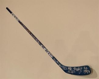 Item 9:  Autographed Hockey Stick- belonged to Joseph Thornton:  $150