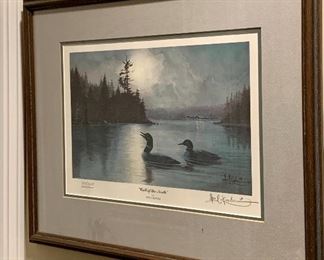 Item 12:  "Call of the North" by Les C. Kouba (1804/2500) - 19.5" x 16":  $75