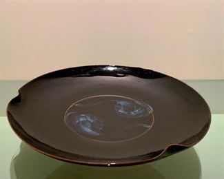 Item 50:  Signed Pottery Dish - 15" x 2.5":  $32