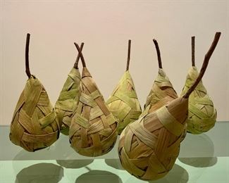 Item 153:  (7) Decorative pears:  $34