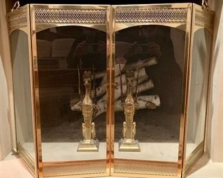 Item 66:  Folding fireplace screen - 52.5" x 32.5":  $150