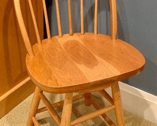 Item 79:  (2) Swivel desk chairs - 19"l x 16.5"w x 34"h:  $38 each