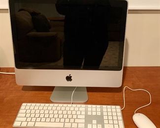 Item 157:  Apple monitor with keyboard and mouse- model A1224 with keyboard and mouse:  $145