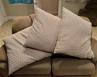 Item 169:  (3) Decorative pillows:  $28 set of 3