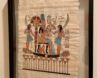 Item 88a:  (3) Egyptian papyrus - 17"l x 1.5"w x 21.25"h: $65 each
