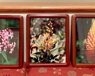 Item 90:  (3) Floral photographs - 9.5" x 12": $12 