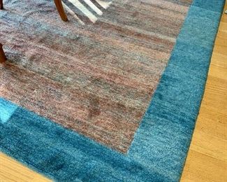 Item 166:  Wool rug - 9'8" x 8'3":  $475