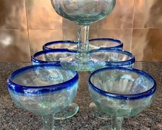 Item 167:  (7) Margarita glasses:  $22