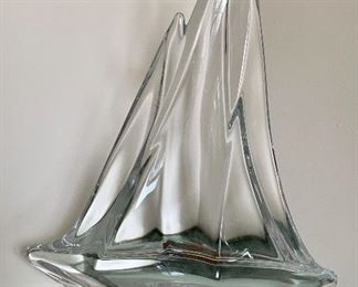 Item 141:  Daum sailboat - 10":  $85