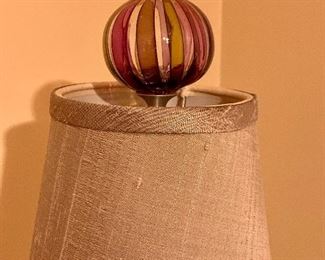 detail - glass finial