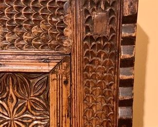 detail - hand carved