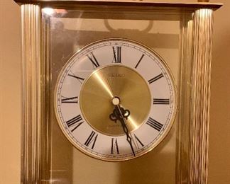 Item 175:  Seiko clock - 8" x 9":  $15