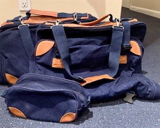 Item 181:  (2) VCP canvas garment bags with (1) shoe bag:  $45 for all