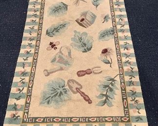 Item 282:  Whimsical Garden Rug - 35" x 58.5": $35