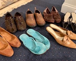 Assorted women's shoes (size 8 & 9)!  Make an appointment to shop.  Link to sign-up is in the details and descriptions section.
