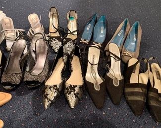 Assorted women's shoes (size 8 & 9)!  Make an appointment to shop.  Link to sign-up is in the details and descriptions section.