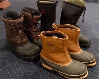 Item 136:  (3) Pairs of assorted men's boots (size 12):  